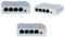 Heilanole 4 Port 1 In 3 Out Port PoE Extender Cascadable IEEE802.3af 100Mbs for IP Transmission Repeater Switch NVR IP Camera 3Pcs