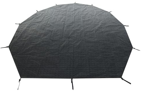 SHINECRAVE Bell Tent Footprint, PU5000mm,120gsm PE Groundsheet,4M/13FT