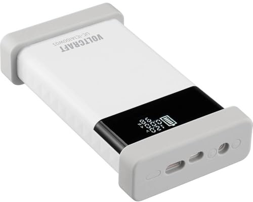 VOLTCRAFT UC-1C1A100W03 USB Ladegerät 100 W 1x USB-C®, 1x USB-A USB PD 3.0 Pure White