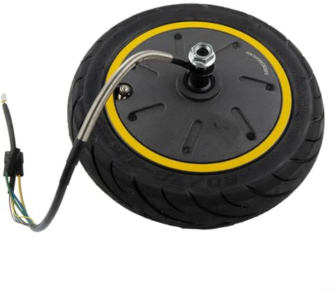 Honseadek 36V 350W Elektroroller Motor Hinterradmotor Ersatzteil mit Vollgummi und Metallnabe für Ninebot Max G30