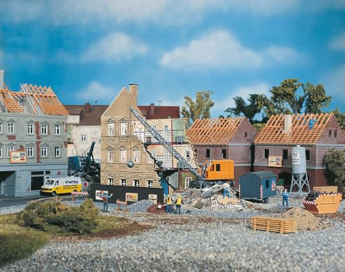 FALLER 130466 - Abbruchhaus mit Bagger