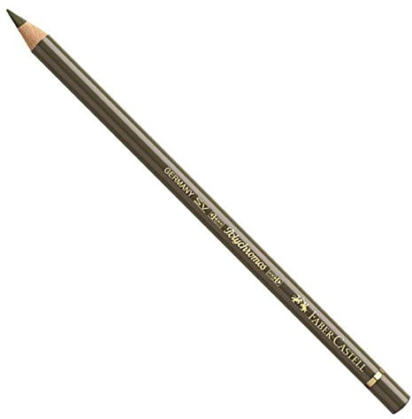 Faber-Castell Art & Graphic Polychromos Colour Pencil, (173), Olive Green Yellowish, for Art, Craft, Drawing, Sketching, Home, School, University, Colouring