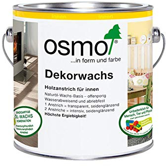 Osmo Wood Wax Transparent Stain 750ml (Mahogany 3138)