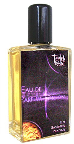 Teufelsküche Patchouli Shadow, Sandelholz-Tiefe & Vintage-Patchouly, Eau de Parfum für Herren, Gothic Parfum, Mini Flakon, 10ml Glasflakon, Gotik Patchouly