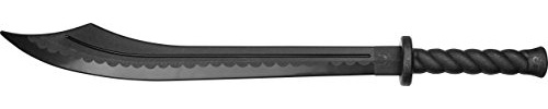 Master USA Polymer Training Equipment, Black Polypropylene Blade, Martial Arts Training Gear, Rounded Tip- Practice, Cosplay (Arabian Swor, Black)