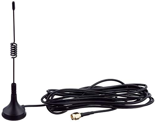 Delock 88877 ISM SMA Omni Star Antenne mit Standfuß 433 MHz, 3 dBi schwarz