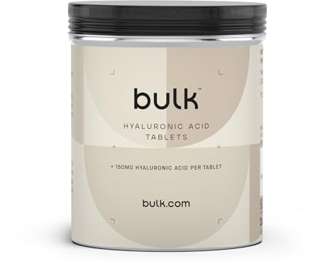 Bulk Pure Hyaluronic Acid Tablets, 150 mg, Pack of 60