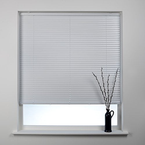 Swish Rise Cordless 25mm Aluminium Venetian Blind, Polar White, W60 x D180 Cm