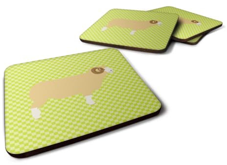 Caroline's Treasures BB7806FC Dessous de Verre décoratifs en Tissu Multicolore