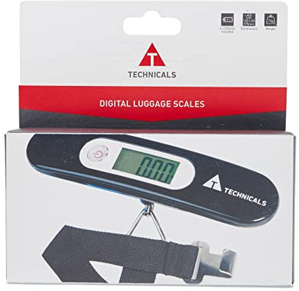 Technicals Digital Luggage Scales, Black, One Size