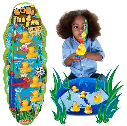 Gone Fishing - Ducks from Deluxebase. Novelty Fishing Game. Traditional hook-a-duck style carnival game and fun fishing game for kids and toddlers