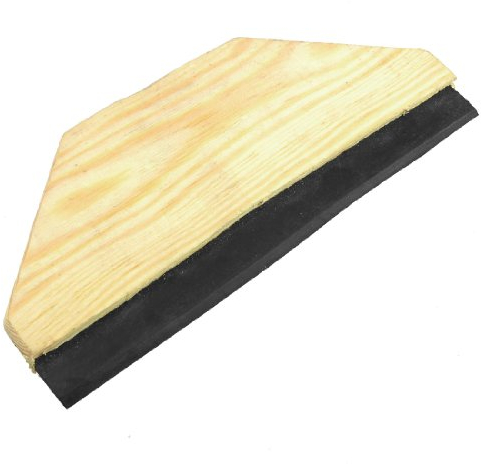 Aexit Wood Pattern Wooden Handle Black Rubber Cutter Grout Squeegee 19cm Long (c2f3bec93479def393a1ea691014e687)