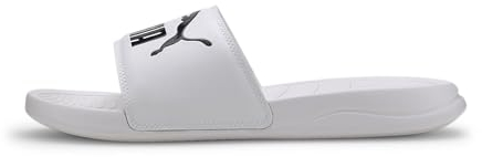 PUMA Popcat 20, Pantofole Unisex - Adulto, Puma White Puma Black, 37 EU