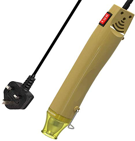Embossing Heat Gun Max temperature 350°C, Homidic Dual-Temperature Professional Heat Tool, Ultra-Long Cable Mini Handheld Hot Air Gun for Embossing Shrink Wrapping Paint Drying Crafts Electronics DIY.