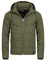 Indicode Herren Circus Steppjacke in Daunenjacken-Optik | Winterjacke Übergangsjacke Army, M
