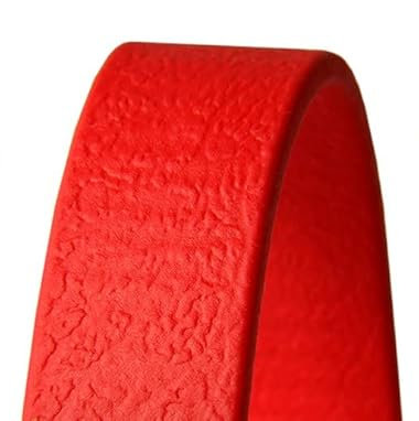 Angel for Pets MJH BioThane Halsband Verschluss Adapter verstellbar 25mm breit vernäht in versch. Farben (rot)