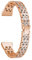 LvBu Damen Edelstahl Bracelet Kompatibel für Michael Kors Lexington 2, Kristall Rhinestone Diamant Uhrenarmband für MK Lexington 2 Smartwatch (Diamond Shine-Roségold)