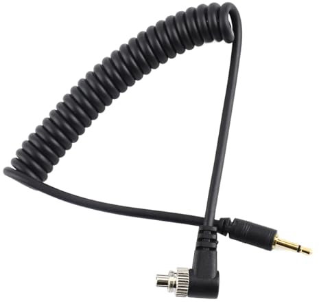 Tonysa 2.5mm to Male Flash PC Sync Cable, for Linking Many Kinds of Cameras and Flash Triggers