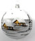 Generisch Christbaumkugel Midi Glas-Kugel Weihnachtskugel Baumbehang Handarbeit Lauscha, : voll - Weiss