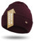 NYTTED® Merino Mütze Herren & Damen | 100% feinste Merinowolle | warm, weich & Strechy | Wollmütze Herren & Damen, Wintermütze Herren & Damen, Strickmütze für Herren & Damen, Merino Herren | Bordeaux