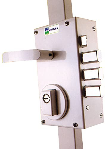 Serrure 3 points Série 468 profil europeen coloris blanc A2P* droite - MOTTURA - 38468BDMXA2P