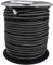 WERKA PRO, Tendeur Élastique Noir sur Bobine, Idéal pour Jardinage, Camping, Transport D'Objets, Résistant et Flexible, Noir, 10 mm x 40 m
