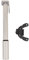 ZEFAL Road Mini - Mini Pompe à Velo de Route - Robuste et Légère - Vélos de Route et Triathlon - Argent, 230 mm, 8 Bar Pression, Schrader et Presta