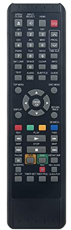 Ersatz-Fernbedienung Passend für Toshiba DVD Video Recorder VCR D-VR18DTKB Ersatz der Fernbedienung SE-R0307
