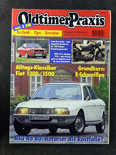 Oldtimer Praxis - November/1994 - NSU Ro 80: Rotarier als Rostfalle