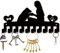 CREATCABIN Porte-Clés en Métal Noir Crochets pour Clés Organisateur Cintre Mural Décoratif avec 10 Crochets Chien Femme pour Porte D'Entrée Couloir Salle de Bain Sac Vêtements Clé Écharpe à Suspendre