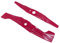 Set di coltelli per tosaerba, lama ad aletta, larghezza 53 cm, lama di ricambio compatibile con Honda HRX 537