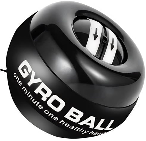 Gyroball, pelota para entrenar la muñeca, entrenador giroscópico para el antebrazo, pelota giroscópica para fortalecer los brazos, los dedos, los huesos de la muñeca y los músculos, para la oficina