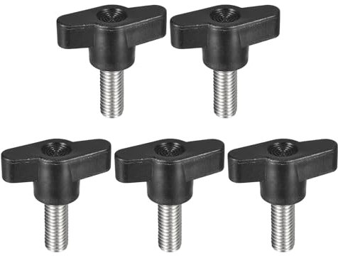 QUARKZMAN 5 Pcs Tornillo de Sujeción, M8 x 20mm Tornillos de Pulgar en Forma de T de Acero Inoxidable 304 para Reemplazo Rápido de Perilla de Apriete Manual