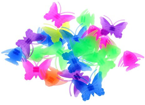 harayaa Fahrrad Rad Bunte Dekoration, Fisch und Schmetterling (26pcs)