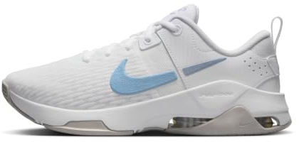 Nike Trainingsschuh Damen Zoom Bella 6, White/Lt Armory Blue-Lt Iron Ore, DR5720-106, 38 EU (W 7 US)