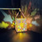 Namzinc Laternen Bastelset Sterne Lampion Papierlaterne mit Buntglas Effekt zum Basteln für St. Martin Laternenumzug Halloween