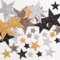 HICOHAND 4 Colors Star Rhinestone Patches Applique, 32PCS Shine Silver Gold Black Grey Star Shape Repair Patches Glitter Star Iron-on Patches for Clothes Jeans Shoes Hats Repair DIY Decorations