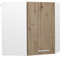 Vicco Eckhängeschrank R-Line, Küchen-Eckschrank, Artisan-Eiche/Weiß, 57 cm