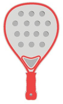 Llavero Pala de Pádel Paddle en 3D con INICIAL A ELEGIR, y en DOS COLORES A ELEGIR. PERSONALIZABLE
