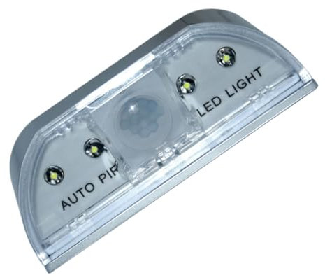 Artibetter Led Night Lamp Infrared Pir Sensor, Keyhole Sensor Light for Home Door Lock, Battery-free Human Body Induction Lamp Suitable for Hallway and Bedroom