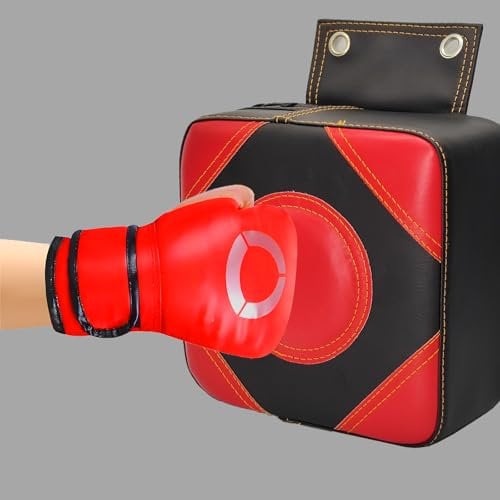 Sacco Da Boxe - Tappetino Da Boxe, Tappetino da Combattimento a Parete in PU, Assorbimento Degli Urti, Antideflagrante, Bersaglio per Allenatore di Boxe per Taekwondo di Arti Marziali