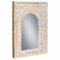 Alexandra House Living Wandspiegel, cremefarben, Mangoholz, 6 x 60 x 87 cm