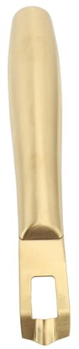 Küchenreibe, Zitronenschalenschäler, Vielseitiger Schäler, Multifunktionale Küchenhelfer für Gemüse und Obst, Edelstahl (GOLD)