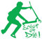 Wandaufkleber mit Stunt-Scooter-Trick, für Kinderzimmer, Cartoon-Motiv „Scoote or Die“, inspirierendes Zitat, Wandtattoo, Spielzimmer, Jungenzimmer, klein – 37 x 40 cm