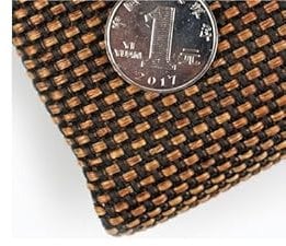 Premium Thick Speaker Mesh Cloth - Classic Vintage Grille for Enhanced Audio Quality - Ideal for Regular Speakers(BlackBrown(150x50cm))