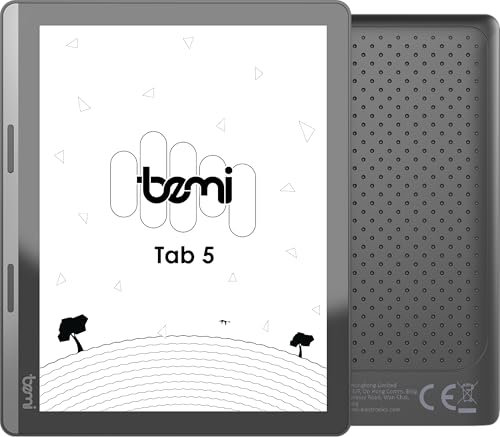 Bemi Cognita Tab 5-5,76 Zoll E-Book Reader mit E-Papier Bildschirm, Android 8.1, 16GB Speicher + microSD-Slot, WLAN, Empik Go (Schwarz)