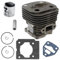 Kit pistone cilindro da 34 mm compatibile con soffiatore per foglie Husqvarna 525BX 588 09 82-01