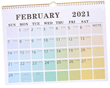 jojofuny Wandkalender Zum Aufhängen Hängekalender Mit Notizfeldern Kalender-notizblock Für Notizen Und Aufzeichnungen Einfacher Und Praktischer Kalender Für Zuhause Und Büro