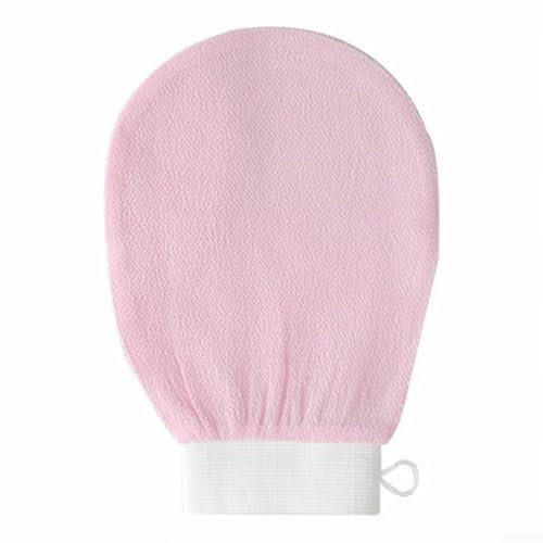 Hammam Badehandschuh-Set, 2 Stück, für natürliche Hautpflege und Peeling-Rituale (1 Stück, Rosa)