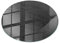 Plateau en Verre XXL ⌀ 50 cm Decoratif Décor Élégant Durable Verre Trempé Surface Lisse pour Le Salon, la Cuisine et la Salle à Manger - Motif Pierre Naturelle
